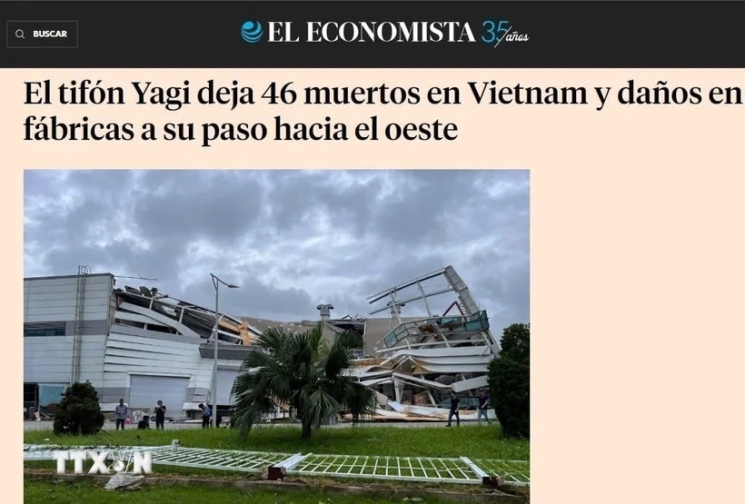 Mexican media highlights Vietnam’s resilience in coping with Typhoon Yagi